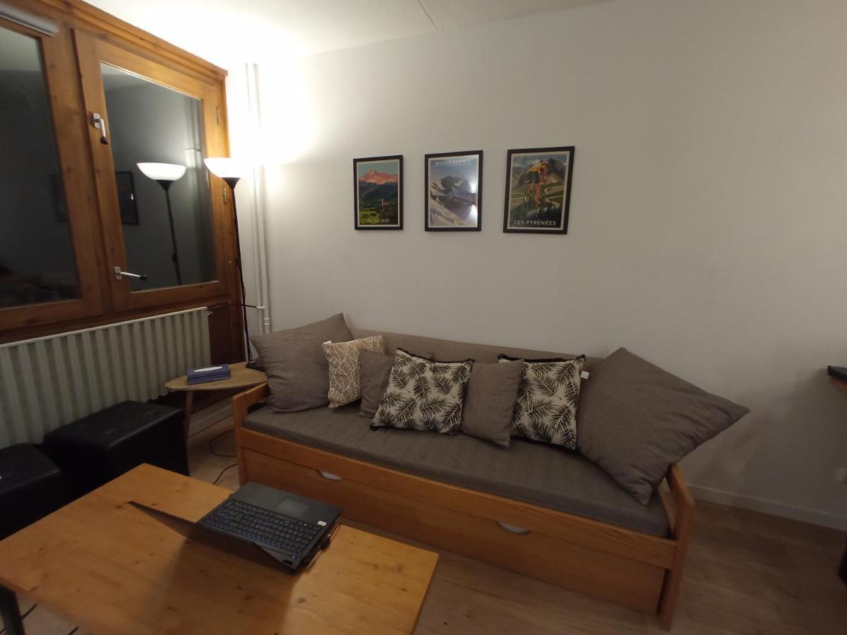 Superbe 3 Pieces Vue Panoramique Pied Des Pistes Appartement La Mongie Buitenkant foto