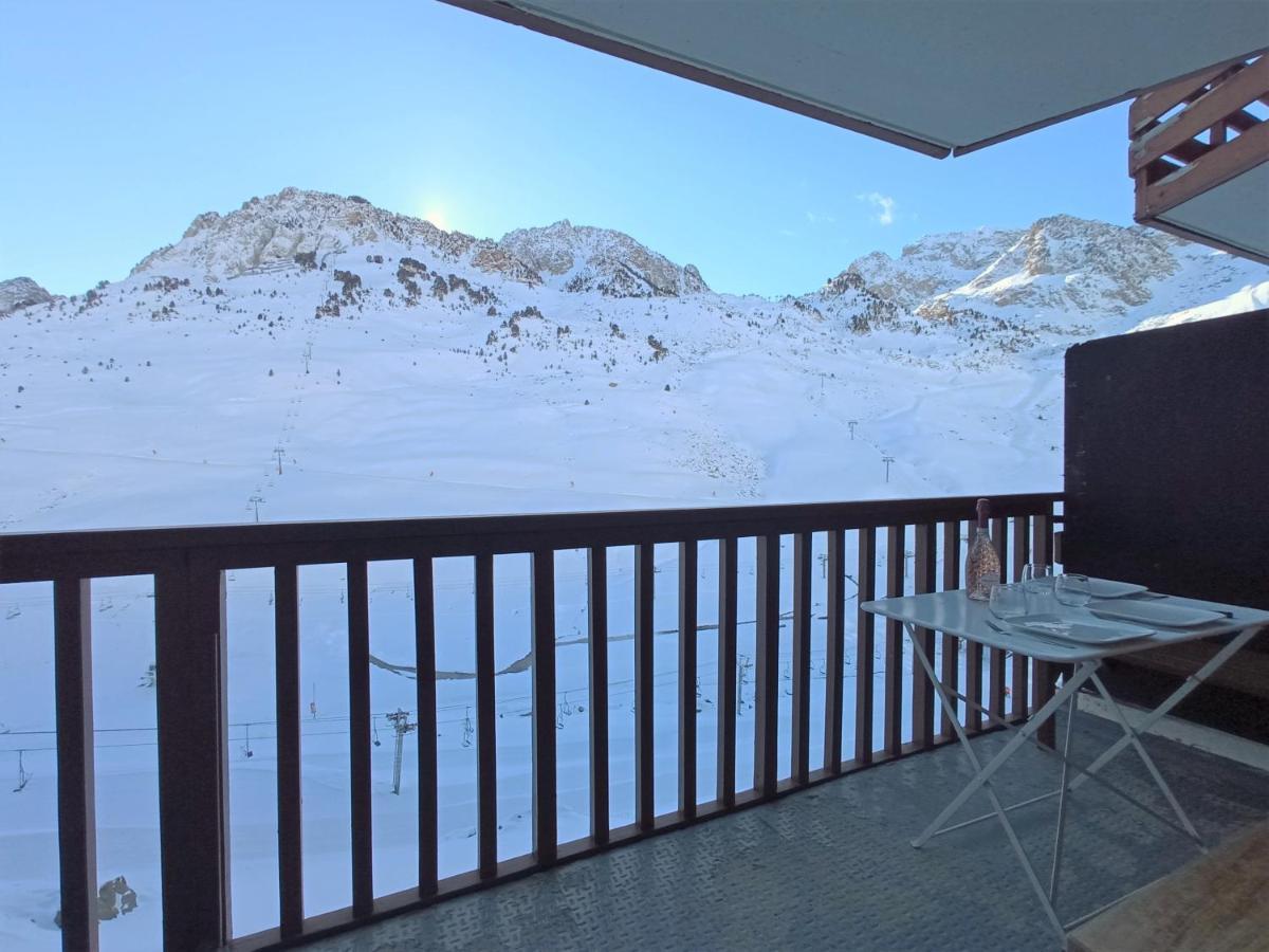 Superbe 3 Pieces Vue Panoramique Pied Des Pistes Appartement La Mongie Buitenkant foto