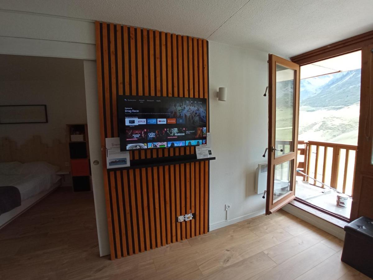 Superbe 3 Pieces Vue Panoramique Pied Des Pistes Appartement La Mongie Buitenkant foto